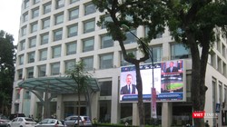 Gần trụ sở Thông tấn xã Việt Nam vốn là địa chỉ quen thuộc để mua báo in thì nay không còn sạp báo nào