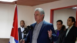 Chủ tịch Cuba, ông Miguel Diaz-Canel - Ảnh: Reuters.

