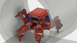 Robot sửa chữa đường ống. Ảnh: Đại học Sheffield.