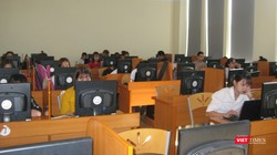 Một lớp học thực hành tại Đại học CNTT-TT Thái Nguyên.