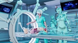 Ý tưởng mang tính đột phá trong ngành phẫu thuật của Vicarious Surgical. Ảnh: TechCrunch.
