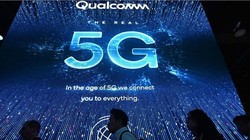 Smartphone trang bị chip Qualcomm tích hợp modem 5G chỉ xảy ra vào năm sau. ẢNH: AFP