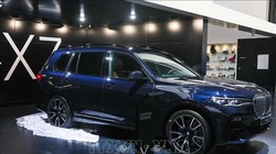 Một mẫu xe của hãng BMW được giới thiệu tại Triển lãm ô tô Brussels, Bỉ, ngày 18/1/2019. Ảnh: THX/TTXVN