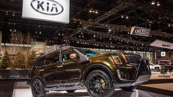 Mẫu xe của hãng Kia được giới thiệu tại Triển lãm ô tô Chicago, Mỹ, ngày 7/2/2019. Ảnh: THX/TTXVN