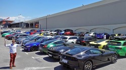 Mốt số lượng lớn siêu xe bị cảnh sát Monaco tịch thu, đưa về bãi tập kết này.
