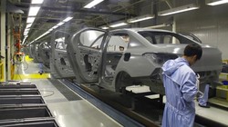 Quang cảnh một nhà máy ô tô ở Trung Quốc