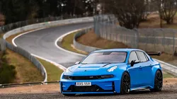 Lynk & Co 03 Cyan concept trên đường đua nước Đức. Ảnh: Lynk & Co
