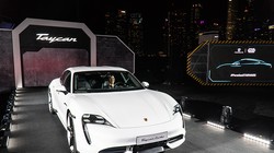 Porsche Taycan ra mắt thị trường Đông Nam Á tại Singapore. Ảnh Quang Anh.