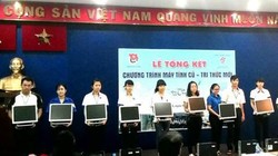 Chương trình "Máy tính cũ - Tri thức mới" (ảnh: báo Khám Phá)