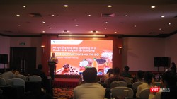 Ông Vũ Bá Phú - Cục trưởng Cục Xúc tiến Thương mại phát biểu khai mạc hội nghị