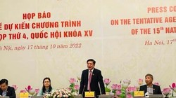 Tổng Thư ký, Chủ nhiệm Văn phòng Quốc hội Bùi Văn Cường chủ trì buổi họp báo