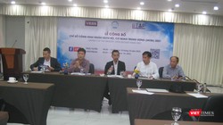 Các diễn giả trong phần giao lưu, hỏi đáp tại hội thảo công bố chỉ số MOBI 2021