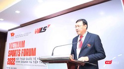 TS Đặng Hà Việt - Tổng cục trưởng Tổng cục TDTT - phát biểu khai mạc hội thảo