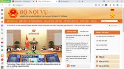 Cổng thông tin điện tử của Bộ Nội vụ