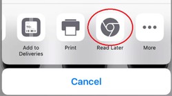 người dùng iPhone có thêm một tính năng hữu ích trên trình duyệt Chrome