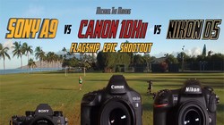 Các máy ảnh flagship của Sony, Canon và Nikon (ảnh: PetaPixel)