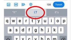 iOS 11 mắc lỗi gợi ý từ (ảnh: Phone Arena)