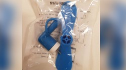 Chiếc quạt USB nằm trong túi quà mà Ban tổ chức phát cho các phóng viên