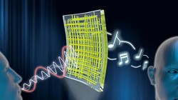 Bạn có tin rằng một chiếc loa có thể mỏng đến nỗi dán được vào da người? (ảnh: Viện Khoa học và Công nghệ Quốc gia Ulsan, Hàn Quốc)