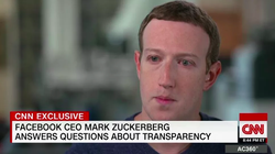 CEO Facebook khẳng định "sẽ không đi đâu cả" (ảnh: CNN)