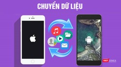 Có rất nhiều phần mềm cho phép chuyển dữ liệu từ điện thoại Android sang iOS và ngược lại