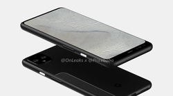Pixel 4 XL có thiết kế mới mẻ so với các phiên bản tiền nhiệm (ảnh @OnLeaks)