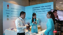 Gian hàng giới thiệu giải pháp của VietinBank