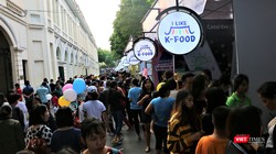 Rất đông người dân thủ đô đã tới tham dự Lễ hội văn hóa và ẩm thực Hàn - Việt 2019