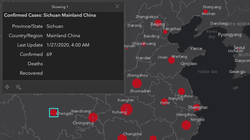 Bản đồ cập nhật dịch virus Corona