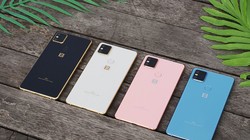 Bphone B86 có thiết kế đẹp mắt với 2 màu sắc mới là hồng và xanh