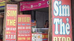 Các cửa hàng như thế này sẽ không được phép bán SIM của 3 nhà mạng lớn trong nước 