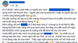 Bài viết tố Huỳnh Anh (ảnh: Facebook H.T.Q)