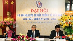 Đoàn Chủ tịch Đại hội Chi hội Nhà báo Truyền thông số Việt Nam