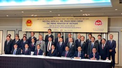 Thủ tướng Phạm Minh Chính chủ trì Hội nghị CĐS với các doanh nghiệp Nhật Bản. Ảnh Mic