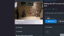 NFT này được rao bán với giá tương đương 5 tỉ đồng Việt Nam trên sàn Opensea