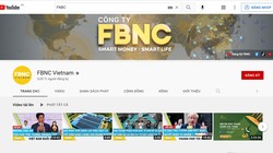 Nền tảng YouTube của công ty FBNC. (Ảnh chụp màn hình)