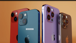 Các sản phẩm thuộc dòng iPhone 14 với những màu sắc mới. Ảnh render dựa trên các tin đồn gần đây về iPhone 14.