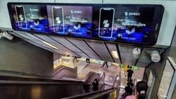 Biển quảng cáo tiền mã hóa Zipmex được treo tại một địa điểm công cộng ở Bangkok, Thái Lan.