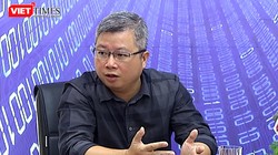 Tân Thứ trưởng Bộ Thông tin và Truyền thông Nguyễn Thanh Lâm. Ảnh chụp tại một cuộc tọa đàm do VietTimes tổ chức.