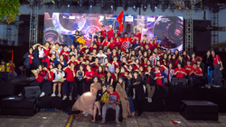 Học sinh trường THPT chuyên Hà Nội - Amsterdam tại Ngày hội Nhân tài 2022