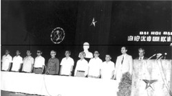 Cố Tổng Bí thư Nguyễn Văn Linh, cố Đại tướng Võ Nguyên Giáp và các đại biểu tham dự Đại hội