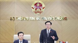 Chủ tịch Quốc hội Vương Đình Huệ phát biểu chỉ đạo. Ảnh: Doãn Tấn/TTXVN