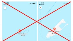 Bản đồ thể hiện sai chủ quyền quần đảo Hoàng Sa và Trường Sa trên ứng dụng Grab