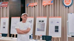 Jack Ma xuất hiện tại cuộc thi toán học thường niên của Alibaba (ảnh: SCMP)