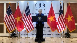 Bộ trưởng Tài chính Hoa Kỳ Janet Yellen phát biểu tại Hà Nội (ảnh: Nikkei Asian Review)