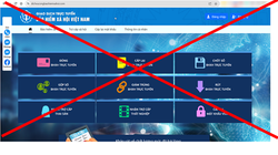 Cảnh báo: Xuất hiện trang web giả mạo Cổng dịch vụ công của Bảo hiểm xã hội Việt Nam 