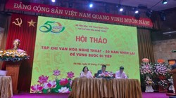 Tổng biên tập Hoàng Hà chủ trì hội thảo