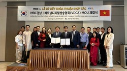 Hội Truyền thông số Việt Nam ký biên bản ghi nhớ với Đài Phát thanh và Truyền hình MBC Gyeongnam