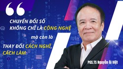 PGS TS Nguyễn Ái Việt: Chuyển đổi số không chỉ là công nghệ mà còn thay đổi cách nghĩ, cách làm