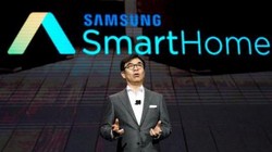 Samsung đang giới thiệu Samsung City tại CES 2018 (ảnh Reuters)